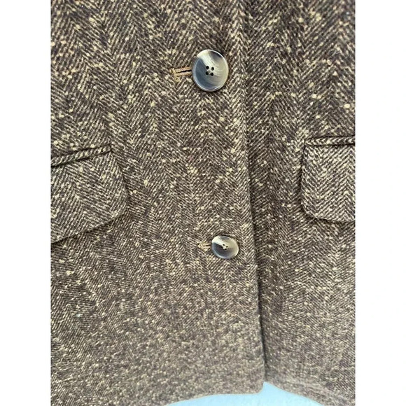 Old Navy Womens Long Sleeve Notch Collared Oversized Suit Blazer Brown Sz 2XL - Picture 8 of 16